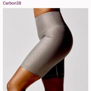 Women's Gray High-Waisted bike shorts, size XL